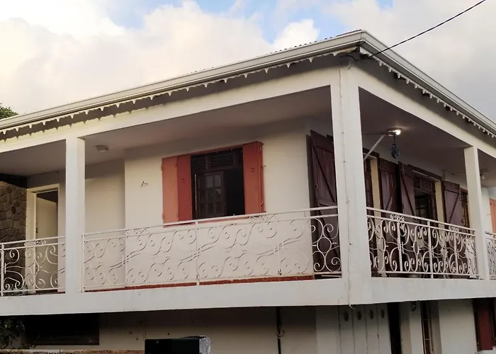 Haut De Villa Creole, Vue Sur Mer